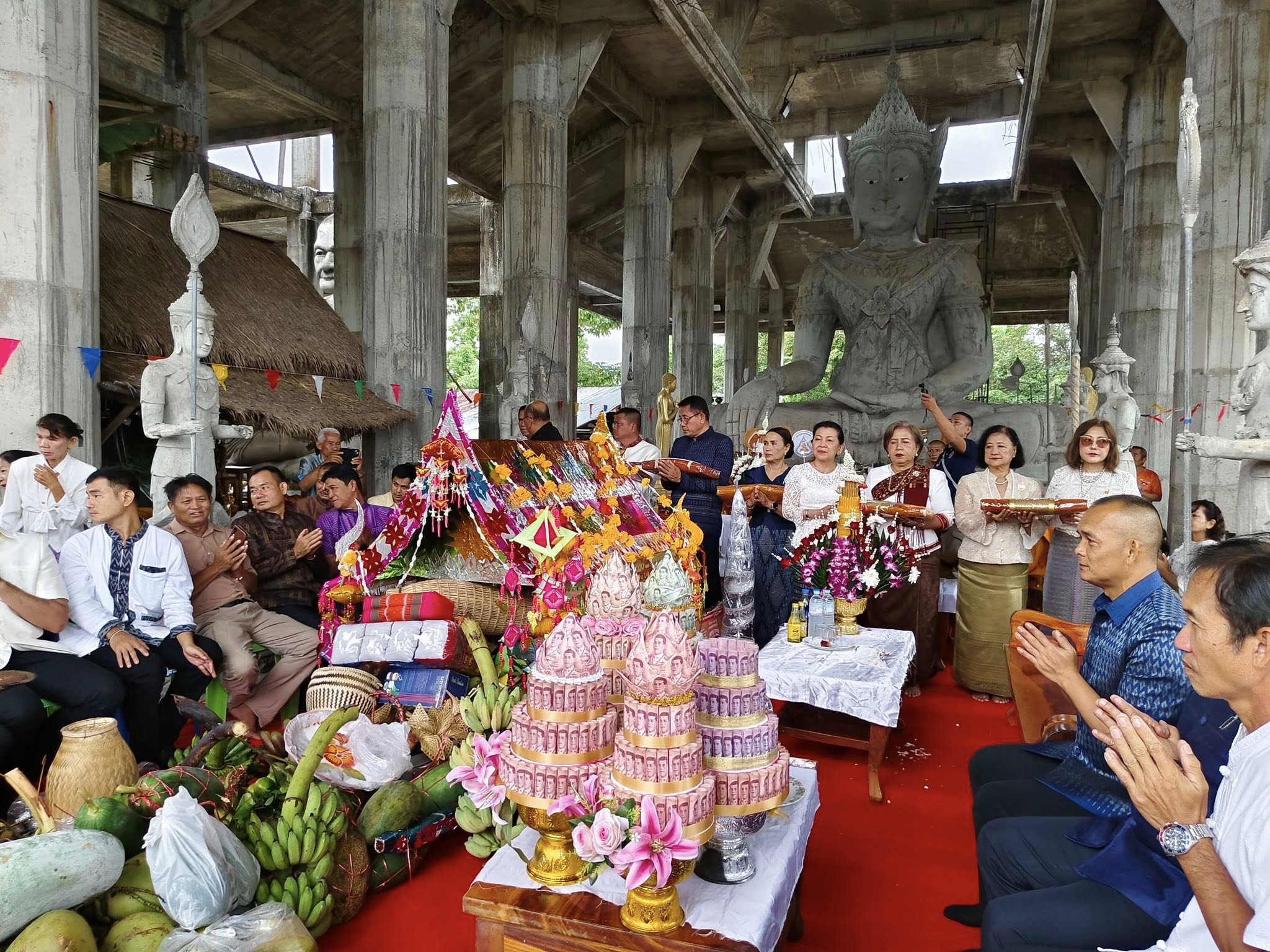 พช.นาเชือก จังหวัดมหาสารคาม : ร่วมทอดถวายกฐินสามัคคีอำเภอนาเชือก จังหวัดมหาสารคาม ประจำปี 2568