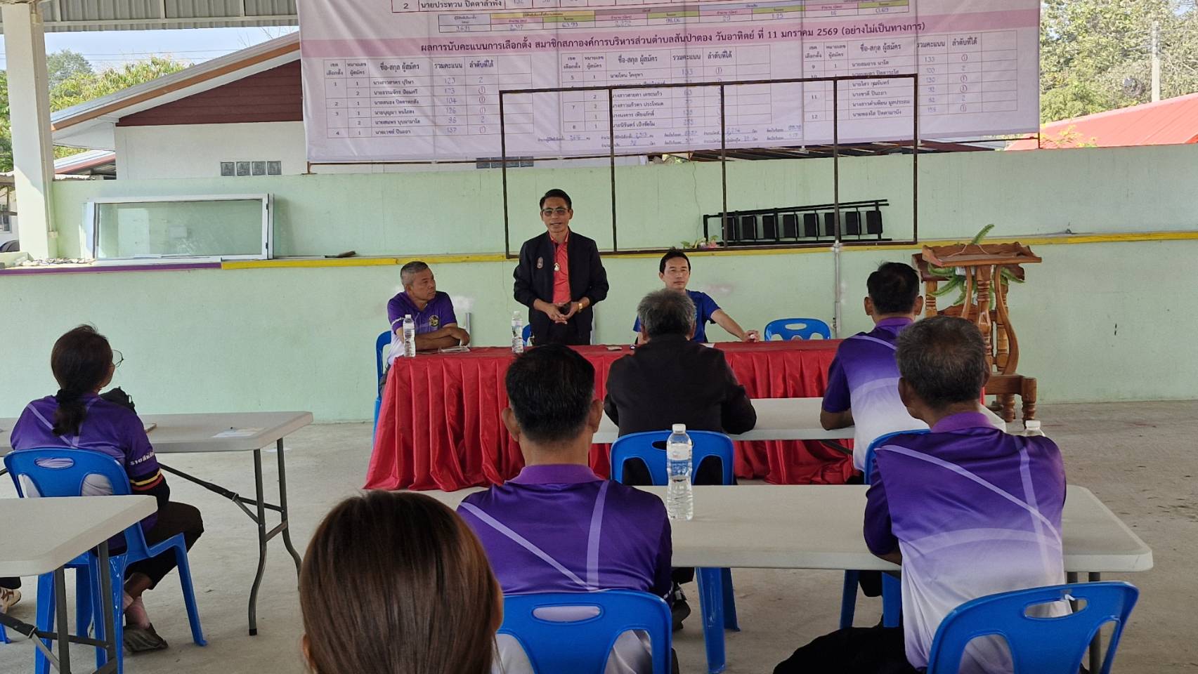 พช.นาเชือก จังหวัดมหาสารคาม ประชมผู้นำตำบลเข้มแข็งตามหลักปรัชญาของเศรษฐกิจพอเพียง