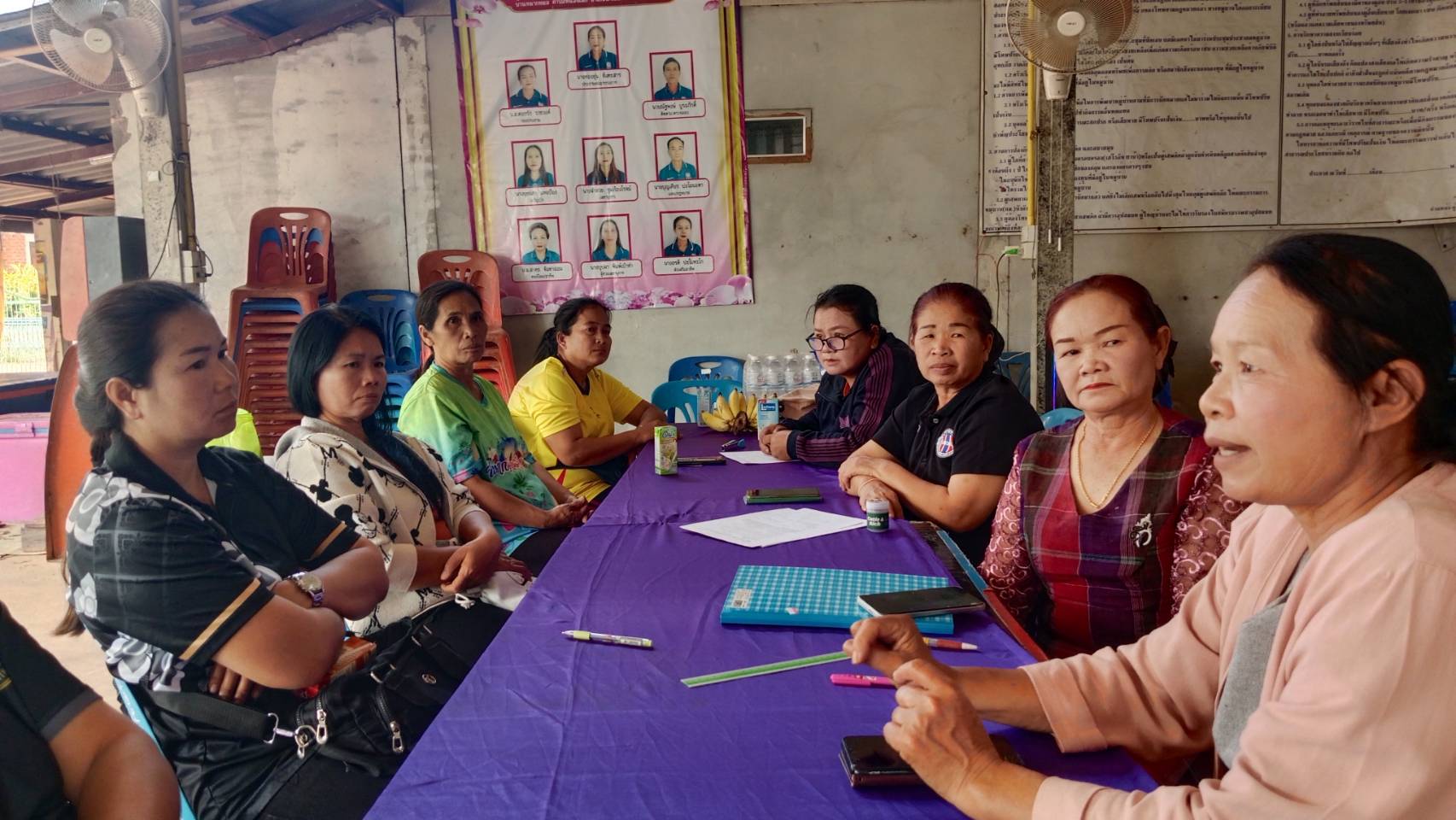 พช.นาเชือก จังหวัดมหาสารคาม : ร่วมการประชุมคณะทำงานขับเคลื่อนกองทุนพัฒนาบทบาทสตรีตำบลหนองเม็ก