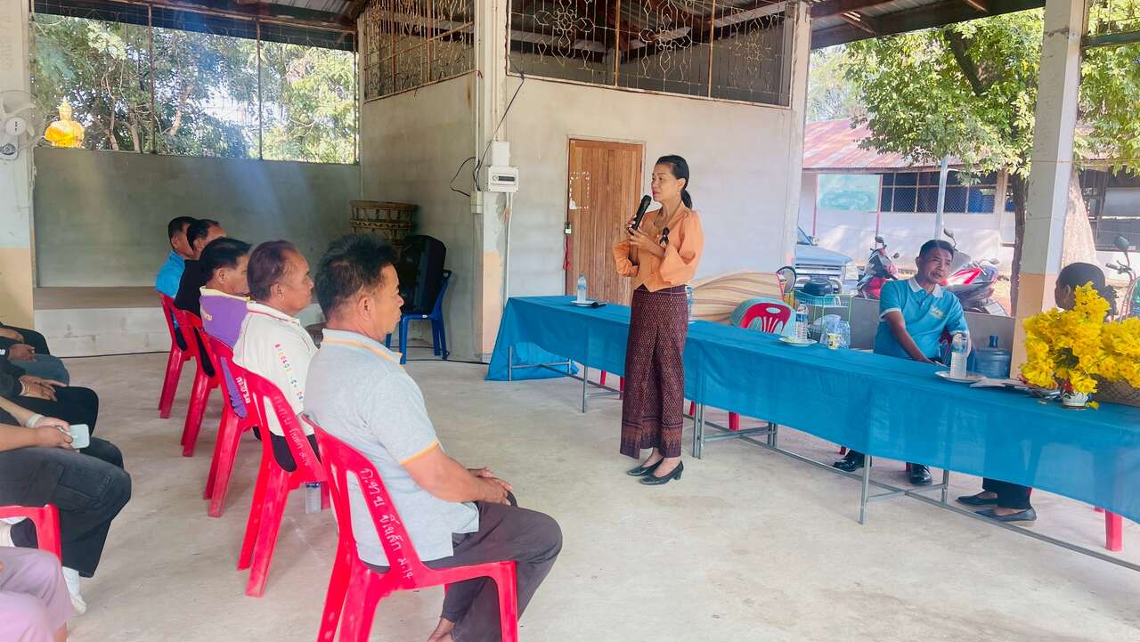 พช.นาเชือก จังหวัดมหาสารคาม : ดำเนินโครงการเตรียมความพร้อมหมู่บ้านแพร่ระบาดยาเสพติดพัฒนาสู่หมู่บ้านต้นกล้ากองทุนแม่
