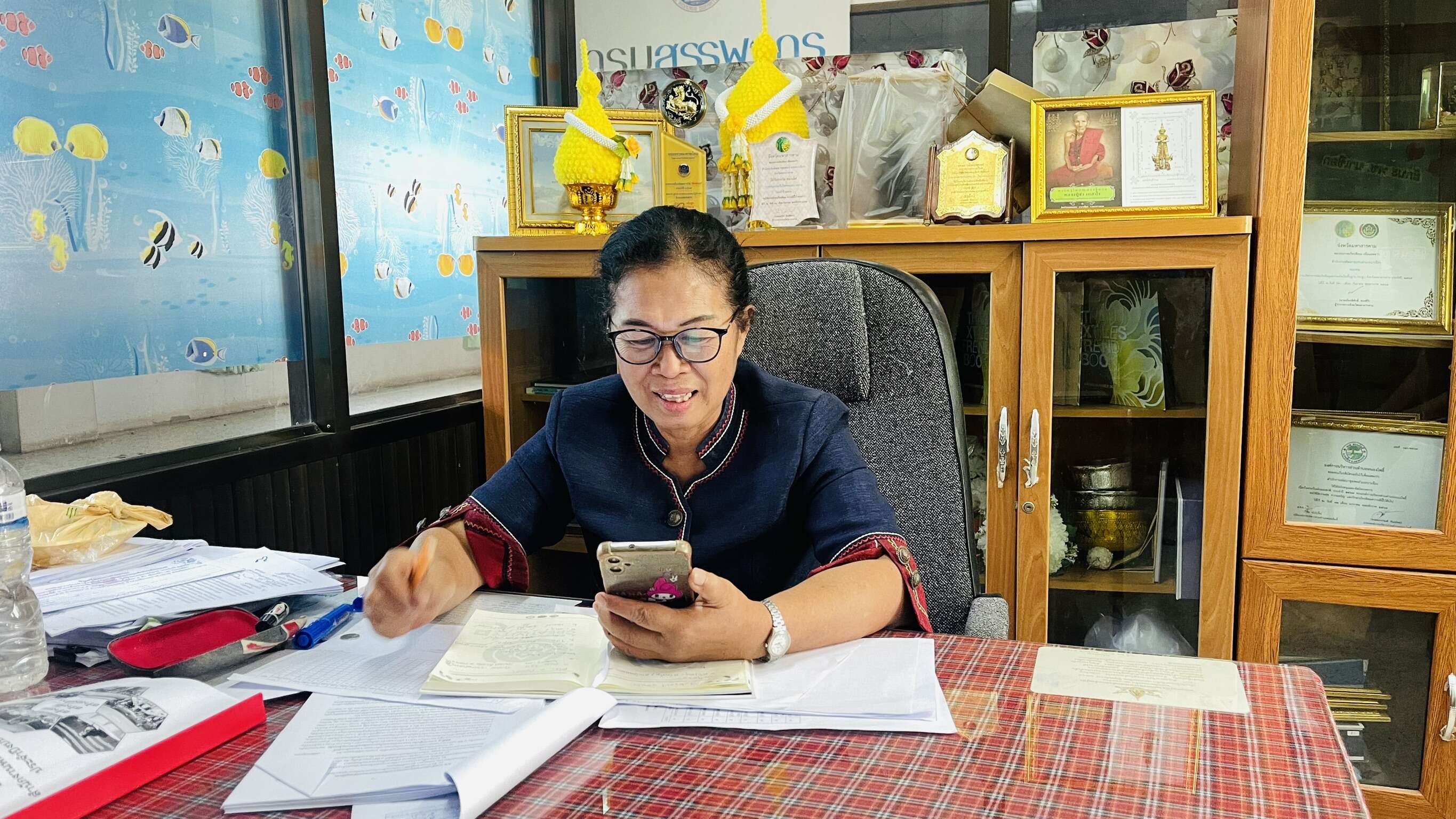 พช.นาเชือก จังหวัดมหาสารคาม จัดประชุมสำนักงาน ขับเคลื่อนภารกิจสำคัญ