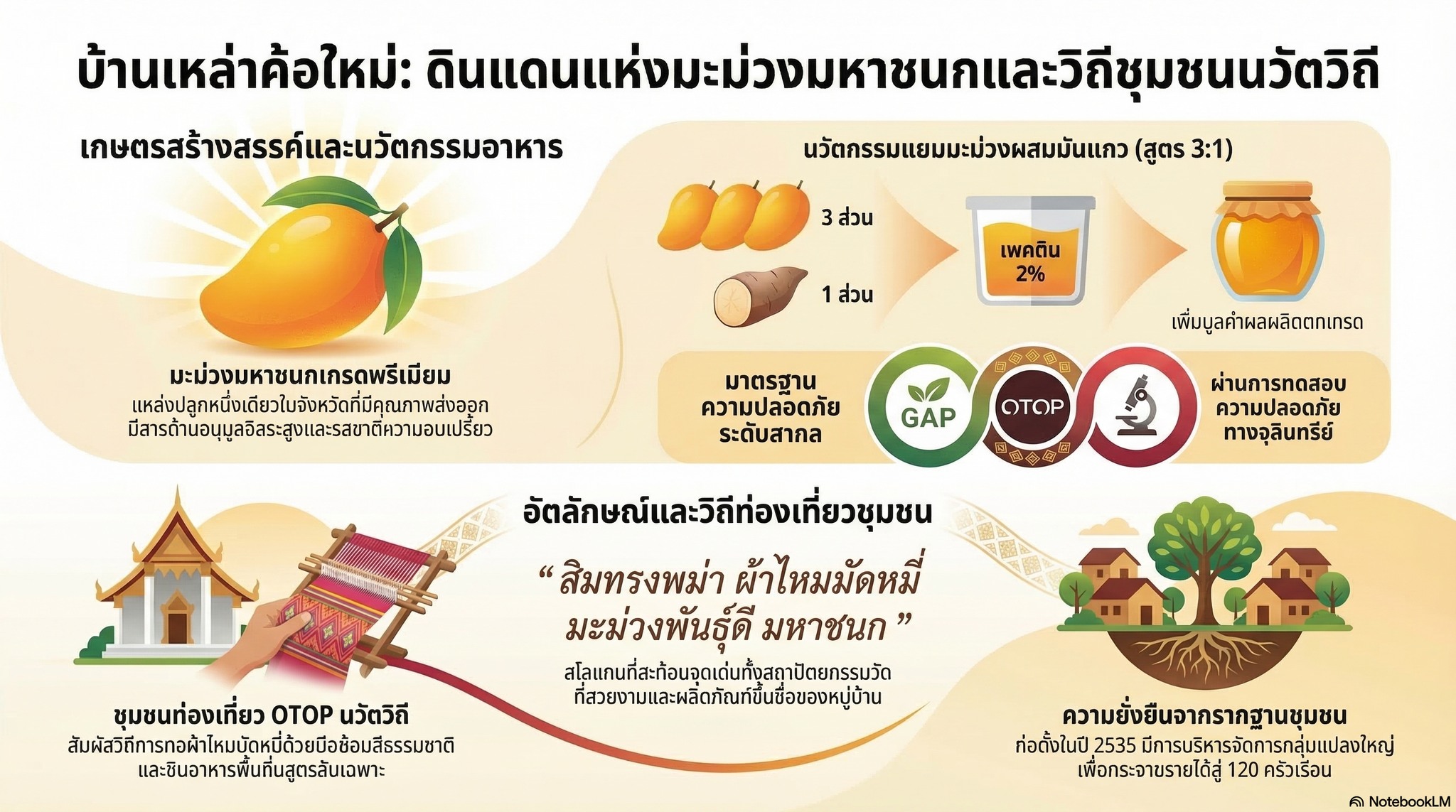  เชิญชวนเที่ยวชุมชนท่องเที่ยว OTOP นวัตวิถี บ้านเหล่าค้อใหม่ 