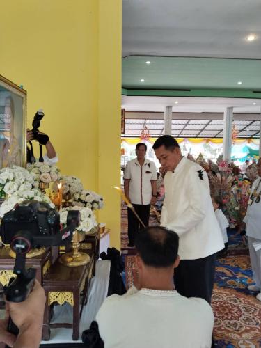 พช.นาเชือก จังหวัดมหาสารคาม : ร่วมงานกฐินสามัคคีทอดถวายวัดป่าบ้านโนนสะอาด ตำบลหนองแดง อำเภอนาเชือก จังหวัดมหาสารคาม